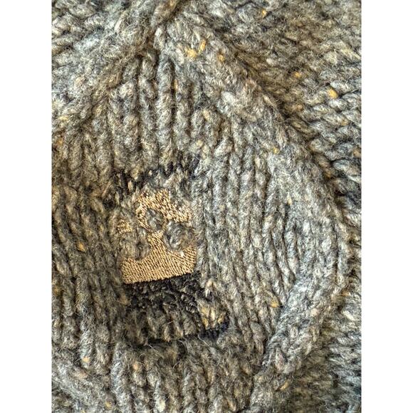 Vintage Energie Miss Sixty Mens Small Wool Sweater Cable Knit Sherpa Lined Italy - Picture 4 of 11
